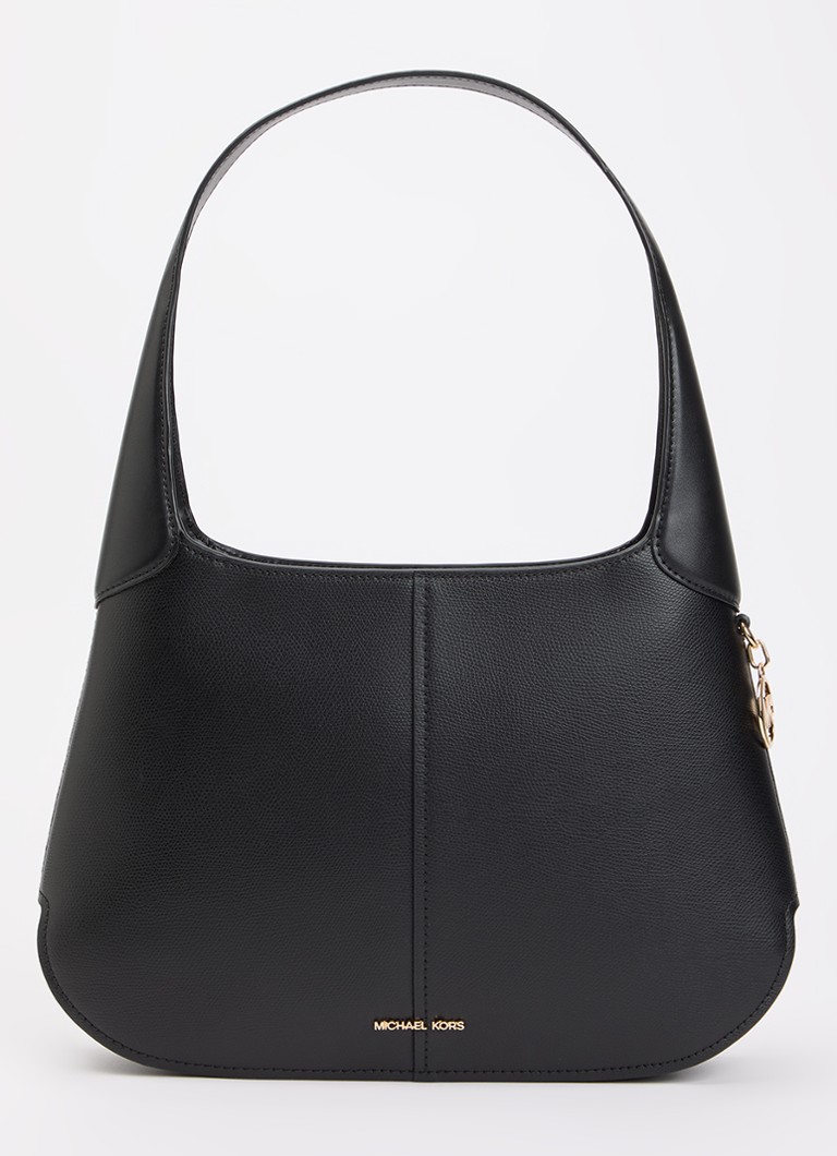 Michael Kors Dames Alice schoudertas van leer met logo in de kleur Zwart, maat: 1SZ