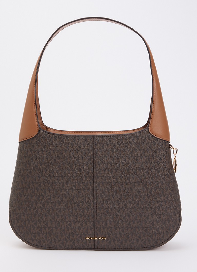 Michael Kors Dames Alice schoudertas met logoprint in de kleur Bruin, maat: 1SZ