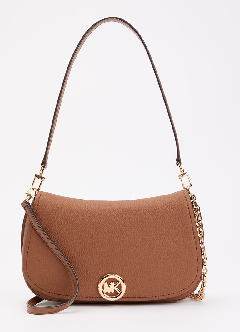 Michael Kors Dames Nolita Medium schoudertas van leer met afneembare schouderriem in de kleur Camel, maat: 1SZ