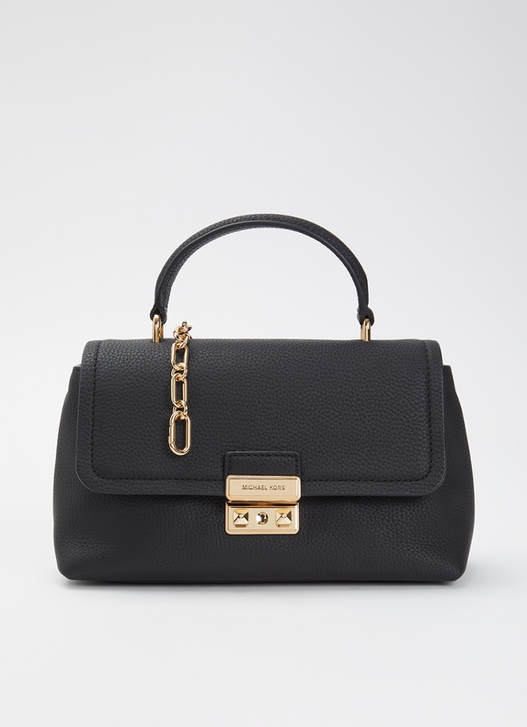 Michael Kors Dames Tribeca schoudertas van leer met afneembare schouderriem in de kleur Zwart, maat: 1SZ
