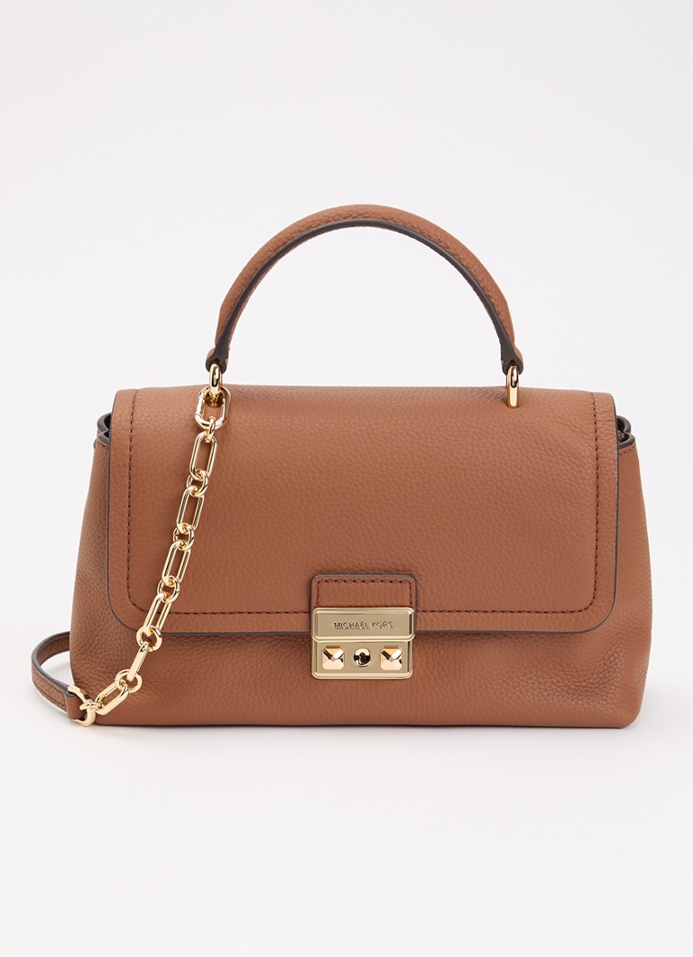 Michael Kors Dames Tribeca handtas van leer met afneembare schouderriem in de kleur Camel, maat: 1SZ