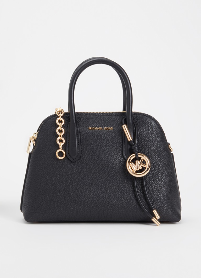 Michael Kors Dames Freddie Medium handtas met tasbedel en afneembare schouderriem in de kleur Zwart, maat: 1SZ