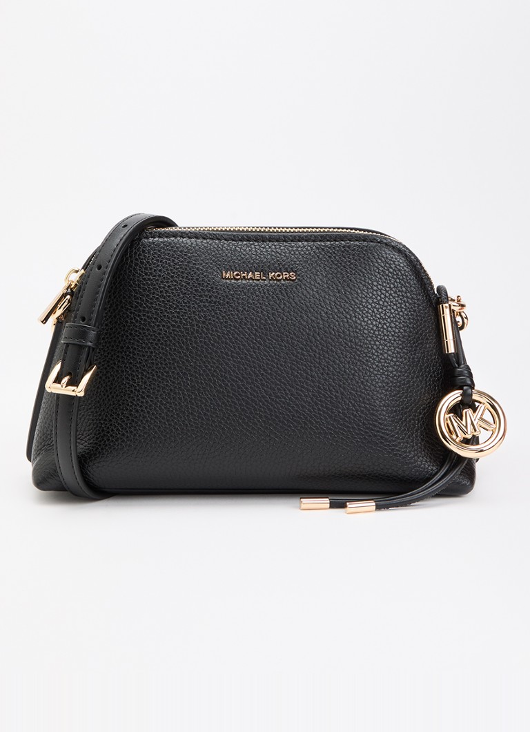 Michael Kors Dames Freddie Small crossbodytas met verstelbare schouderriem in de kleur Zwart, maat: 1SZ