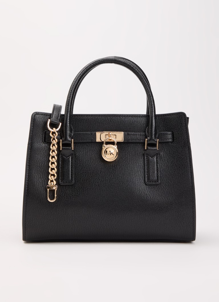 Michael Kors Dames Hamilton Small handtas met afneembare schouderriem in de kleur Zwart, maat: 1SZ