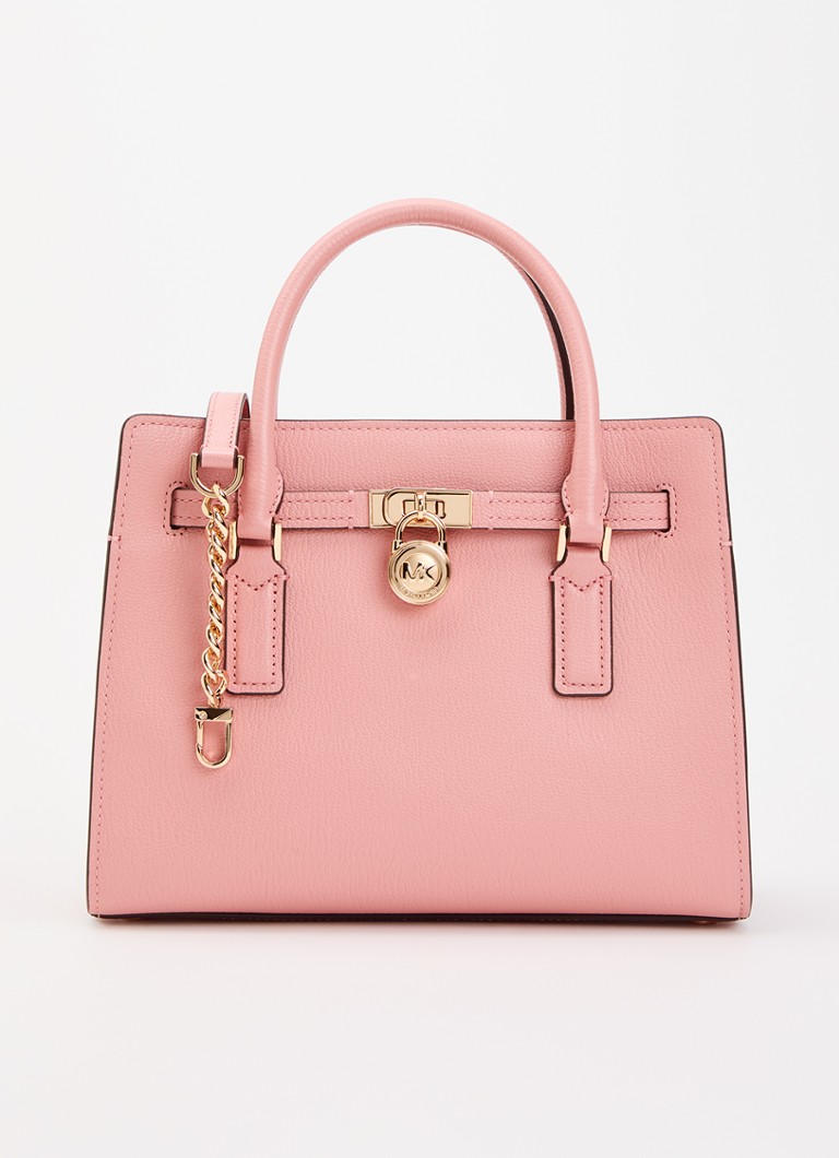 Michael Kors Dames Hamilton Small handtas met afneembare schouderriem in de kleur Lichtroze, maat: 1SZ