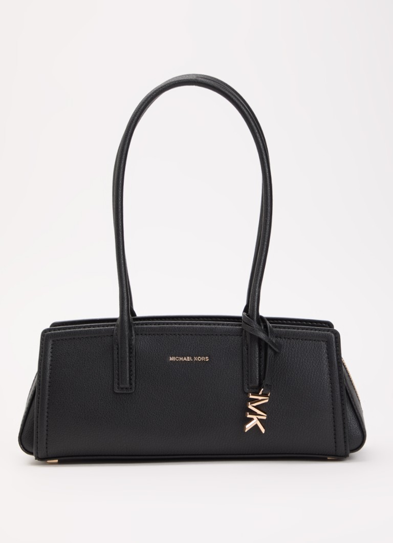Michael Kors Dames Laila Small handtas van leer met logo in de kleur Zwart, maat: one size