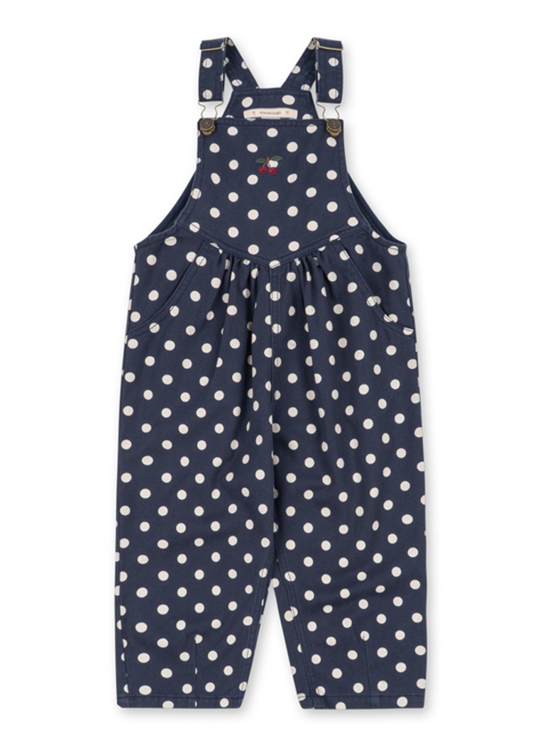 Konges Sløjd Meisjes Babypak met stippenprint in de kleur Donkerblauw, maat: 18M=86