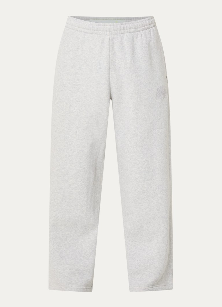 New Amsterdam Surf Association Heren Chop loose fit joggingbroek met steekzakken in de kleur Grijsmele, maat: L