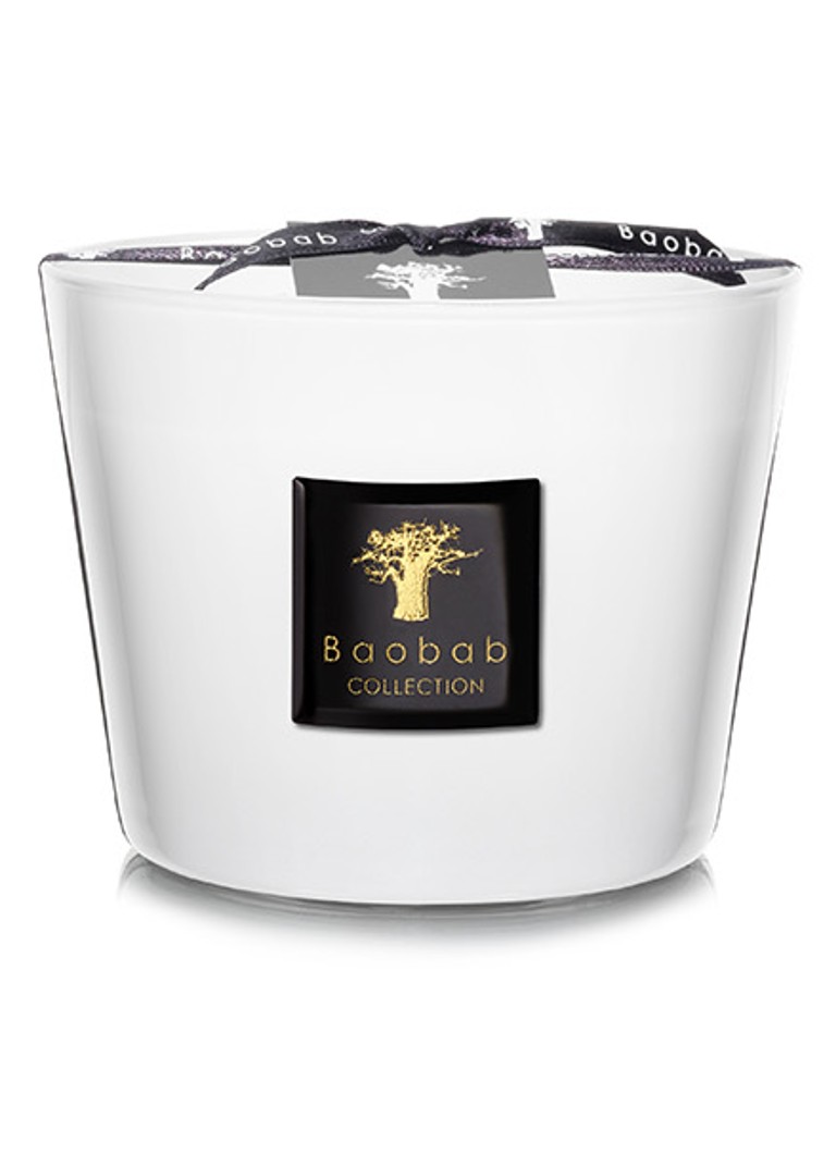 Baobab Collection Les Prestigieuses Pierre de Lune Max 10 geurkaars 500 gram Wit - Deal
