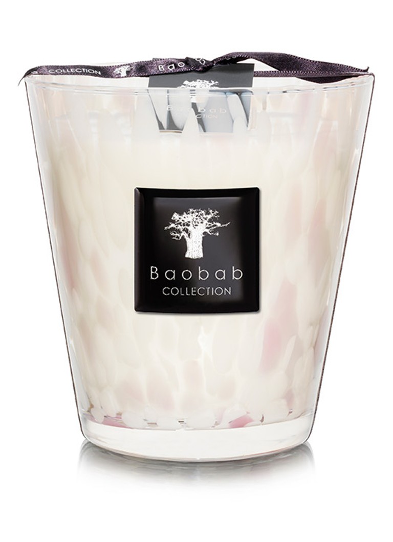 Baobab Collection White Pearls Max 16 geurkaars 1,1 kg Wit - Deal