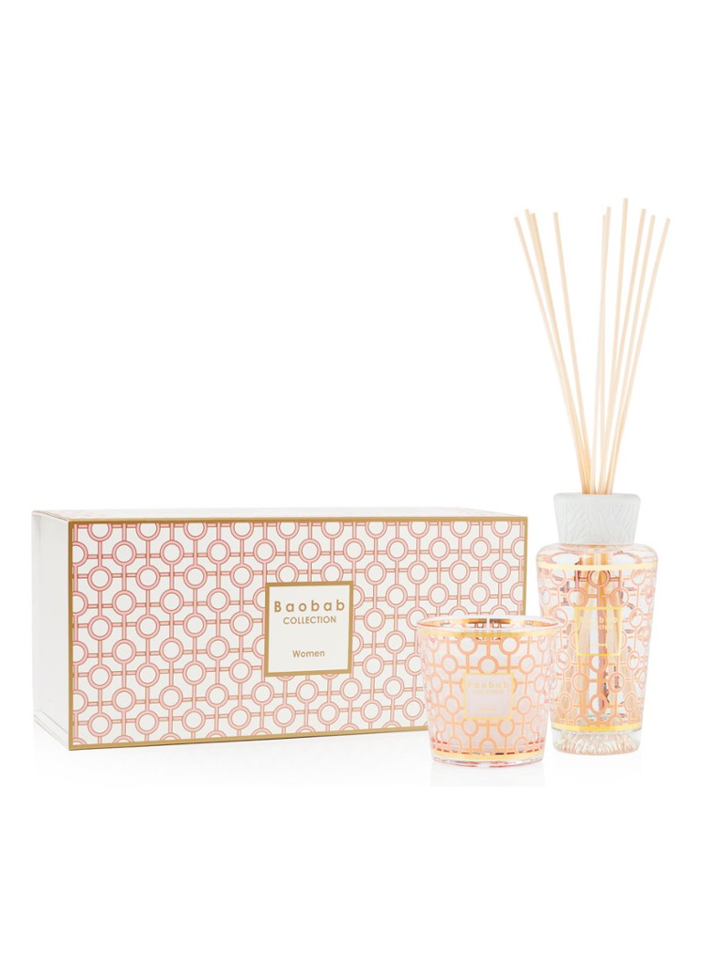 Baobab Collection My First Baobab Woman giftbox - huisparfum set Lichtroze - Deal