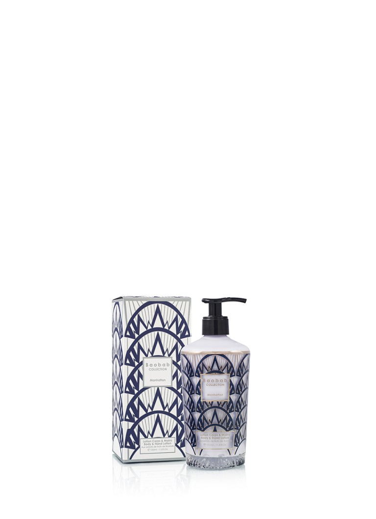 Baobab Collection Manhattan body- & handlotion 350 ml Blauw 350 Verzorging - Deal