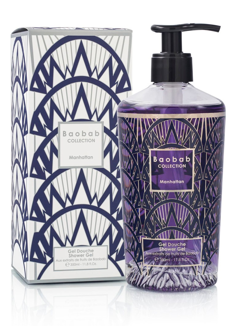 Baobab Collection Manhattan Showergel - douchegel Paars 350 Verzorging - Deal