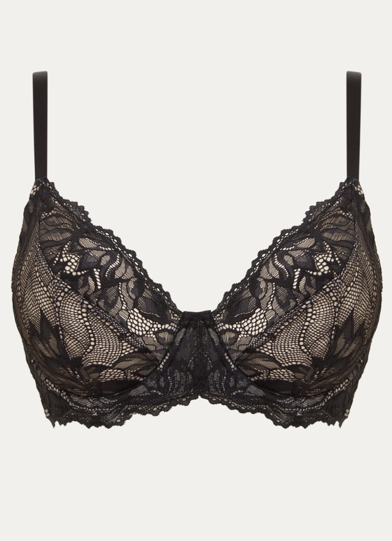 Calvin Klein Dames Beugel bh van kant in de kleur Zwart