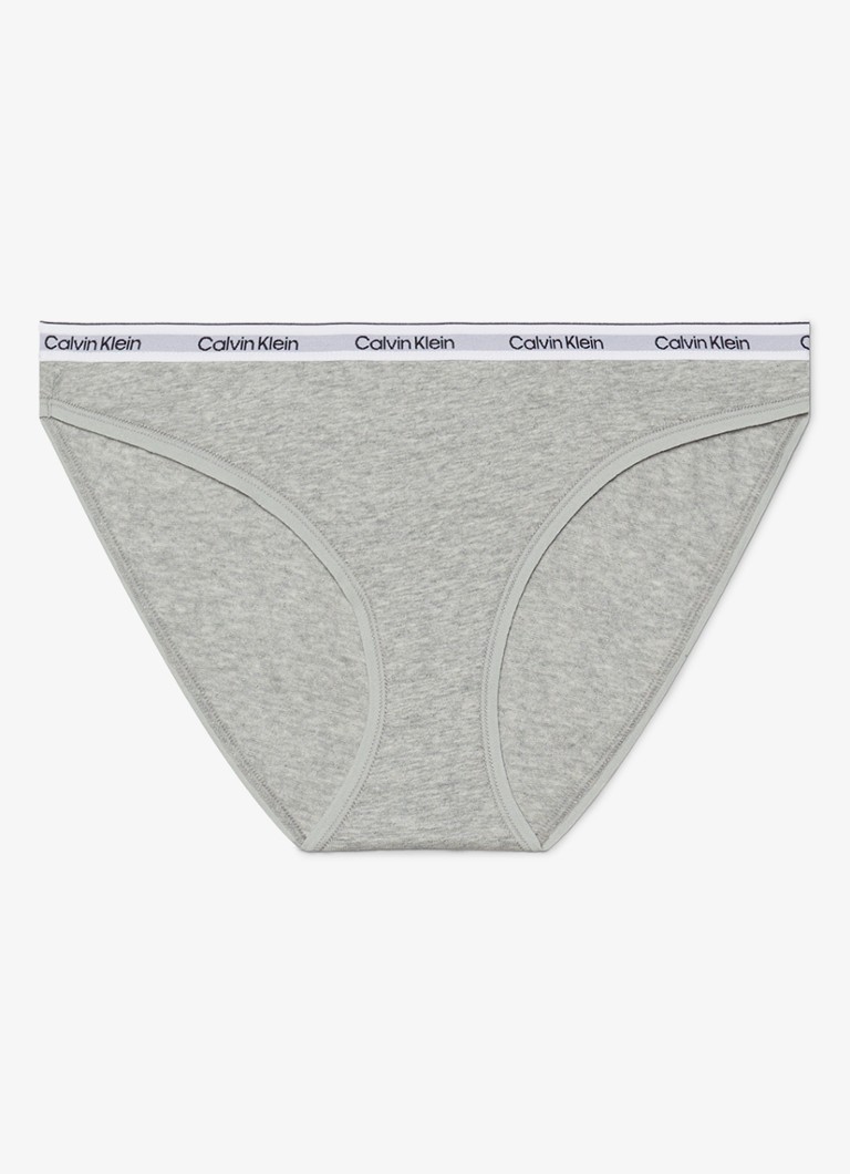Calvin Klein Dames Modern hipster met logoband in de kleur Grey heather / grijs