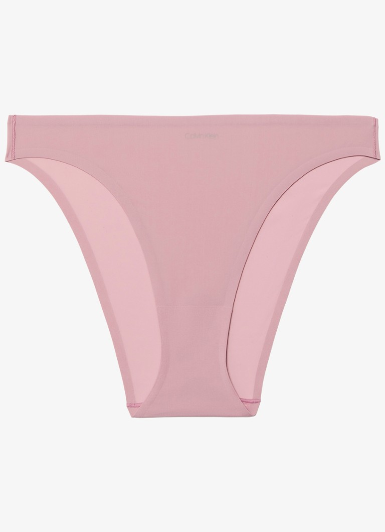 Calvin Klein Dames Bikinislip met logo in de kleur Blauw