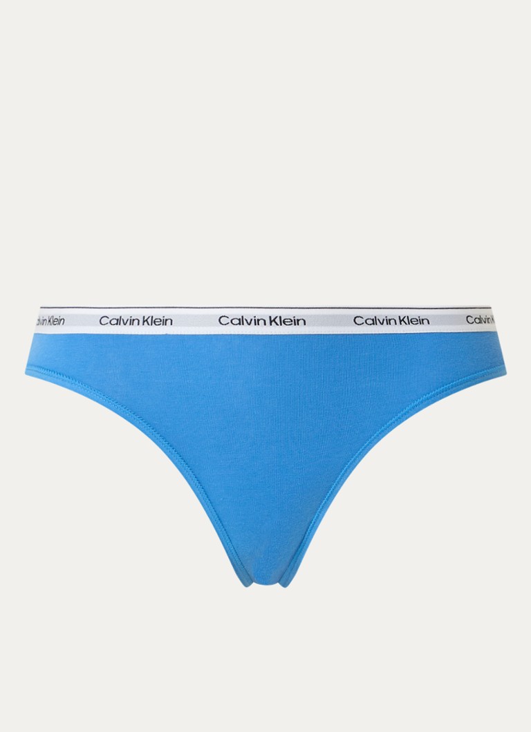 Calvin Klein Dames Modern hipster met logoband in de kleur Poseidon blue / blauw