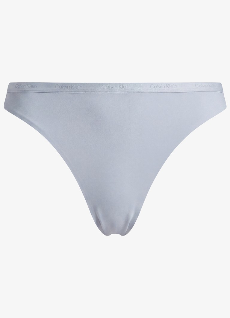 Calvin Klein Dames String met logoband in de kleur Plein Air-CIQ