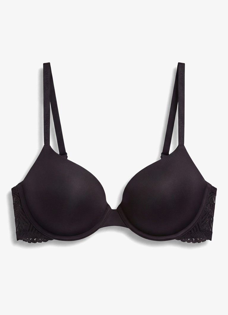 Calvin Klein Dames Beugel bh met kant in de kleur Zwart