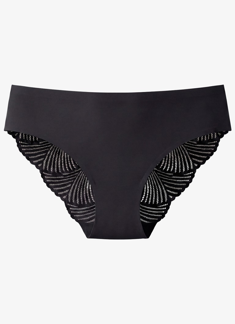Calvin Klein Dames Slip van kant in de kleur Zwart
