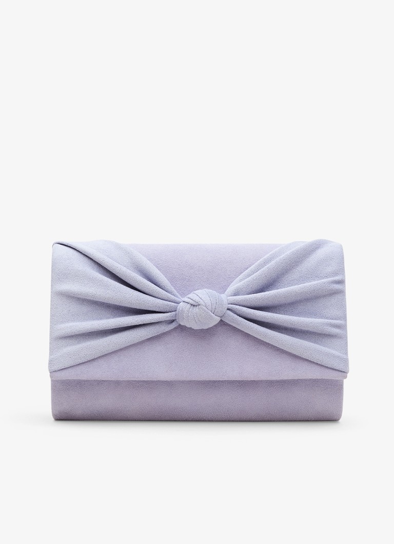 Phase Eight Dames Clutch met knoopdetail in de kleur Donkerblauw