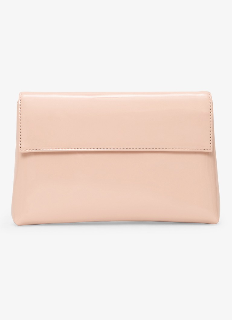 Phase Eight Dames Clutch met lakfinish in de kleur Oudroze