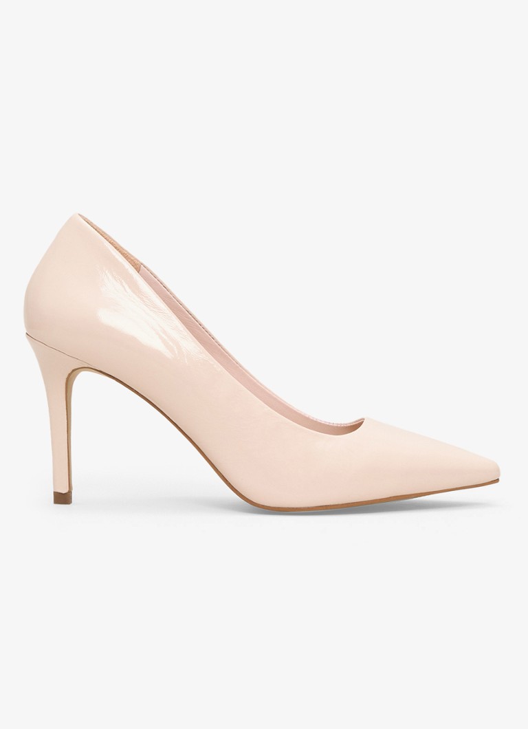Phase Eight Dames Patent pump van leer in de kleur Lichtroze