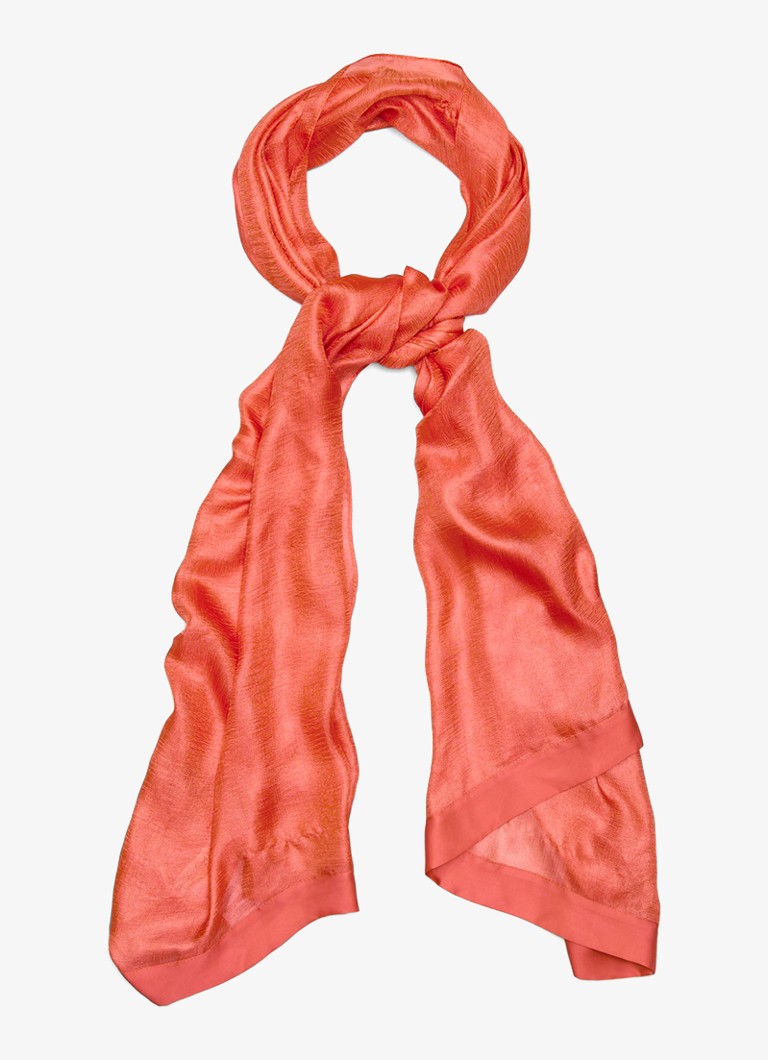 Phase Eight Dames Sjaal 200 x 95 cm in de kleur Oranje
