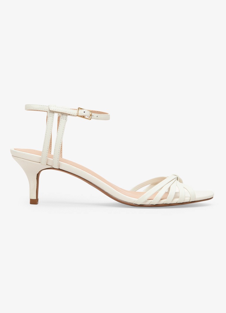 Phase Eight Dames Sandalette van leer in de kleur Gebroken wit