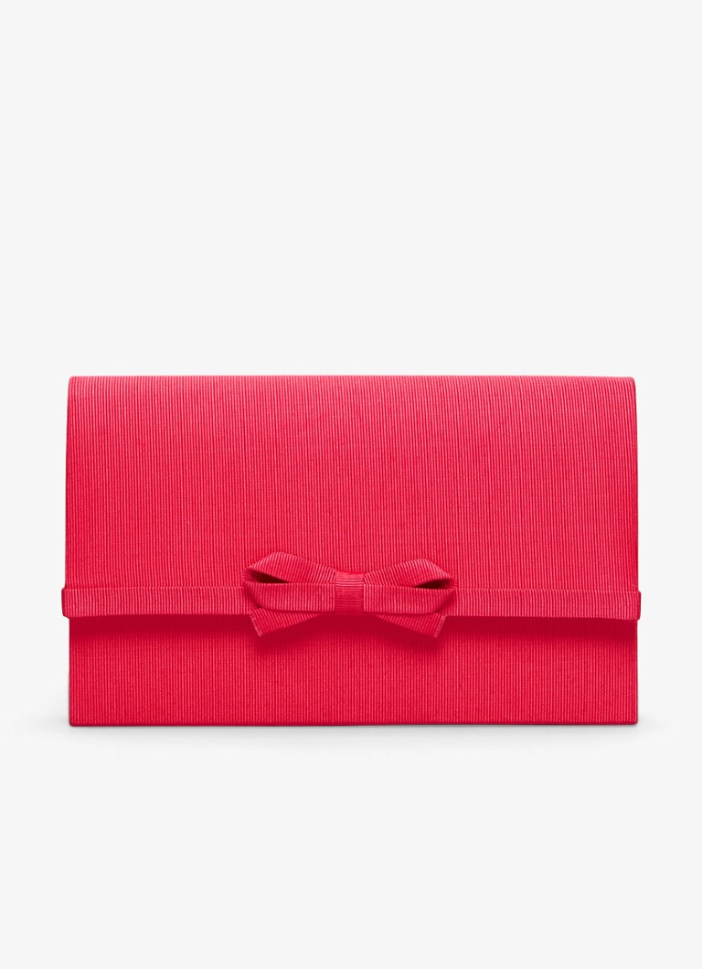 Phase Eight Dames Grosgrain clutch met strikdetail in de kleur Roze