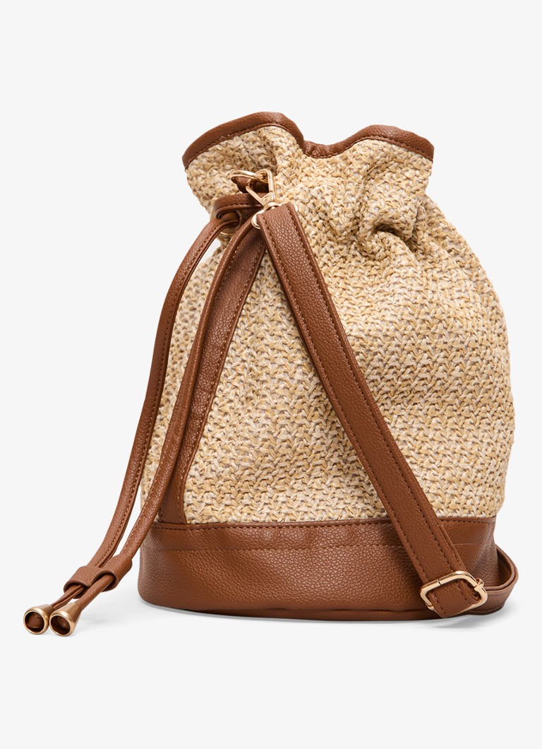 Phase Eight Dames Crossbodytas met gevlochten detail en afneembare schouderriem in de kleur Beige