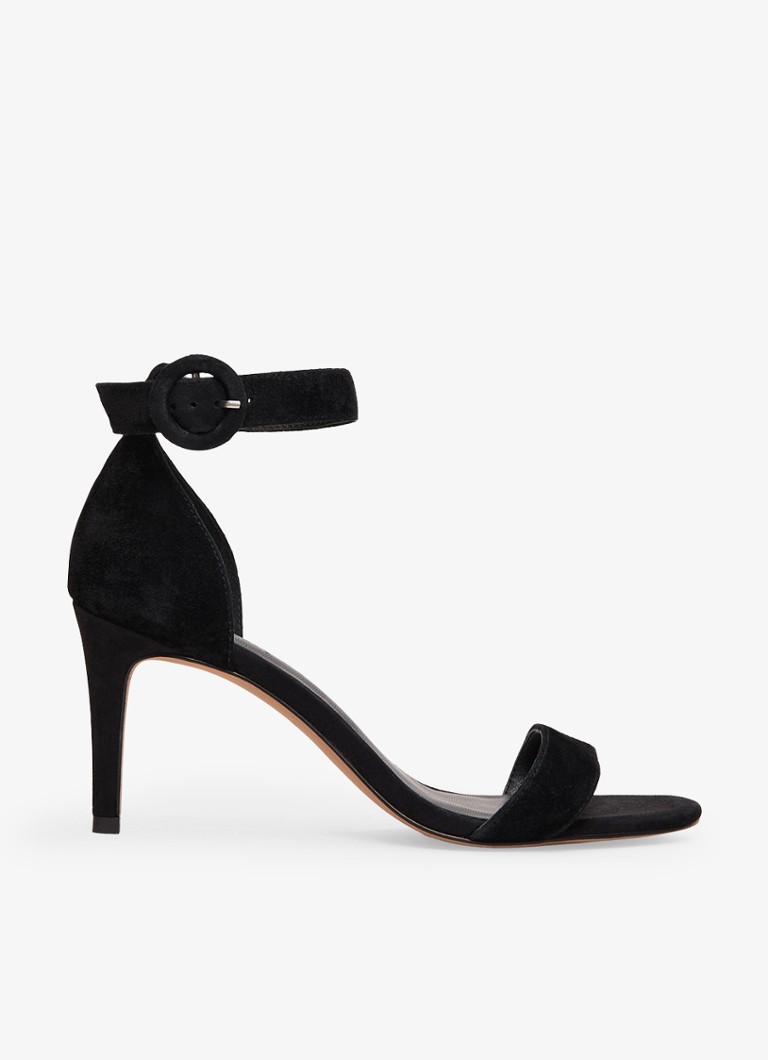 Phase Eight Dames Sandalette van suède in de kleur Zwart