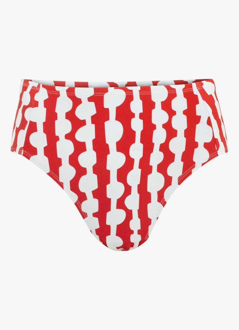 Phase Eight Dames Lara bikinislip met print in de kleur Rood