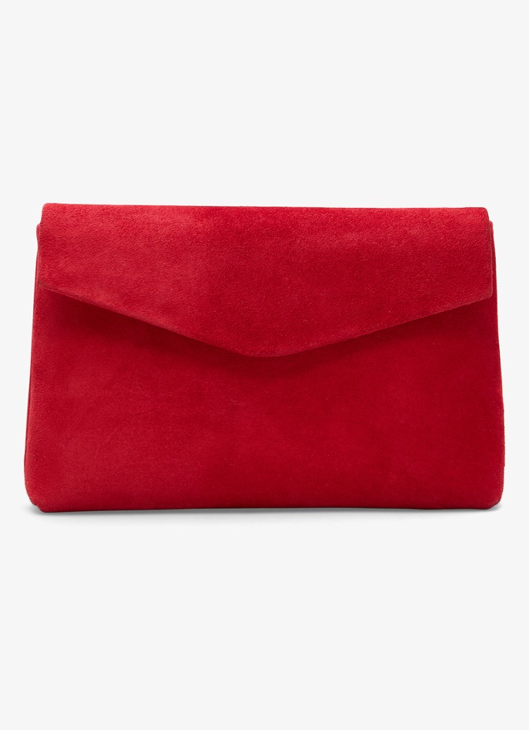 Phase Eight Dames Clutch met afneembare schouderriem in de kleur Rood