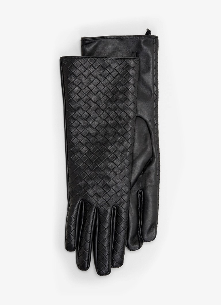 Phase Eight Dames Handschoenen van leer in de kleur Zwart
