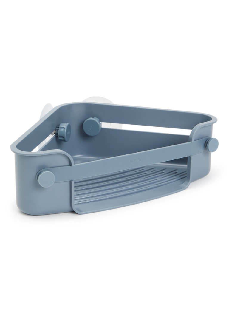 Umbra Flex Adhesive Corner Bin wandplank 30 x 19 cm Blauw - Deal