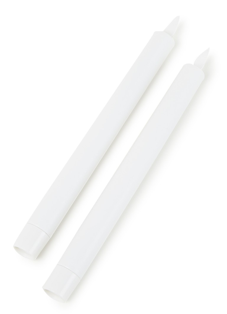 Sirius Sara tall LED-kaars 25 cm set van 2 Wit - Deal