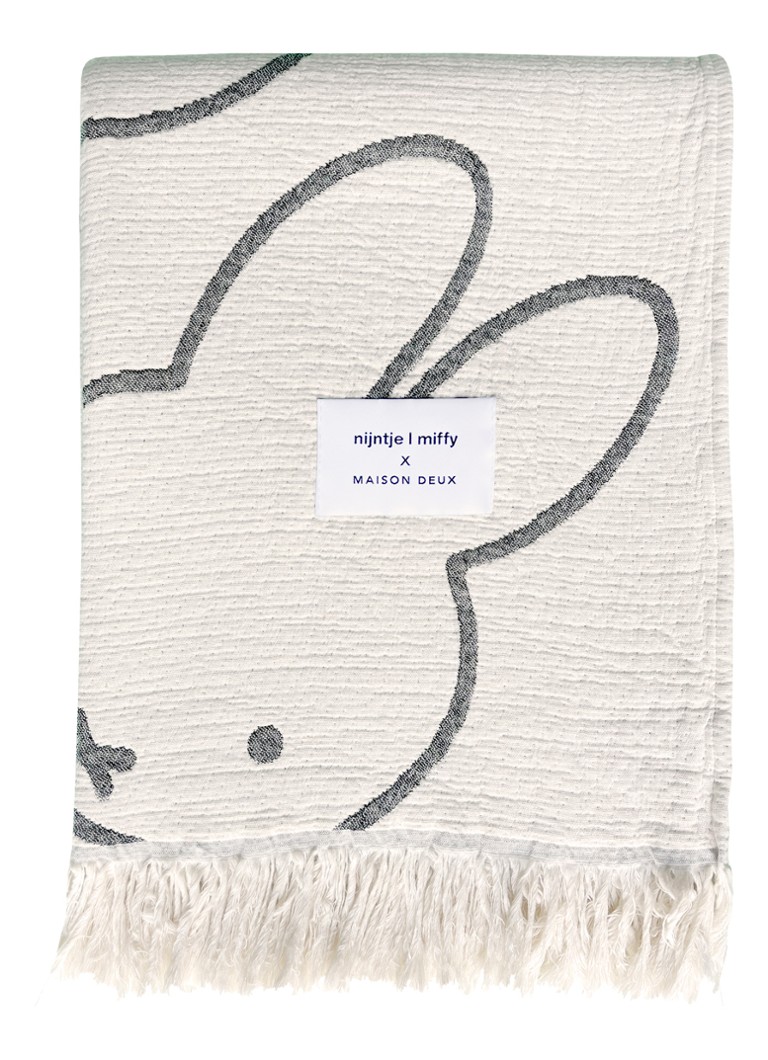 Maison Deux Miffy plaid 130 x 200 cm Creme - Deal