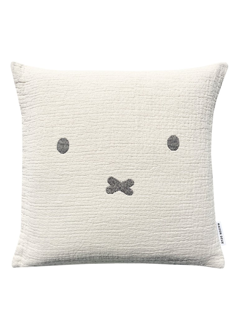 Maison Deux Miffy sierkussenhoes 50 x 50 cm Creme - Deal