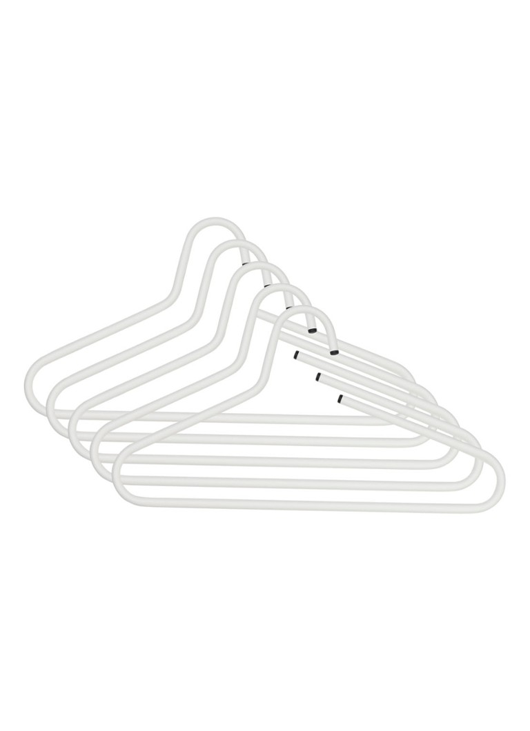 Spinder Victorie kledinghanger set van 5 Wit - Deal