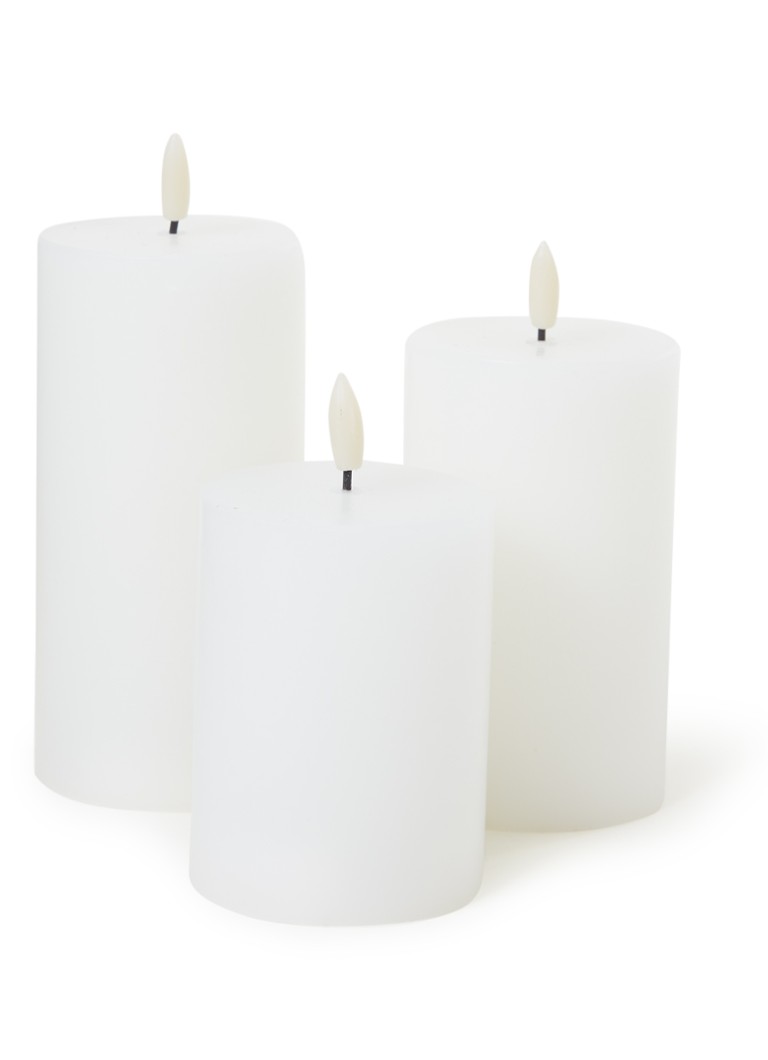 Sirius Sille LED-kaars set van 3 Wit - Deal