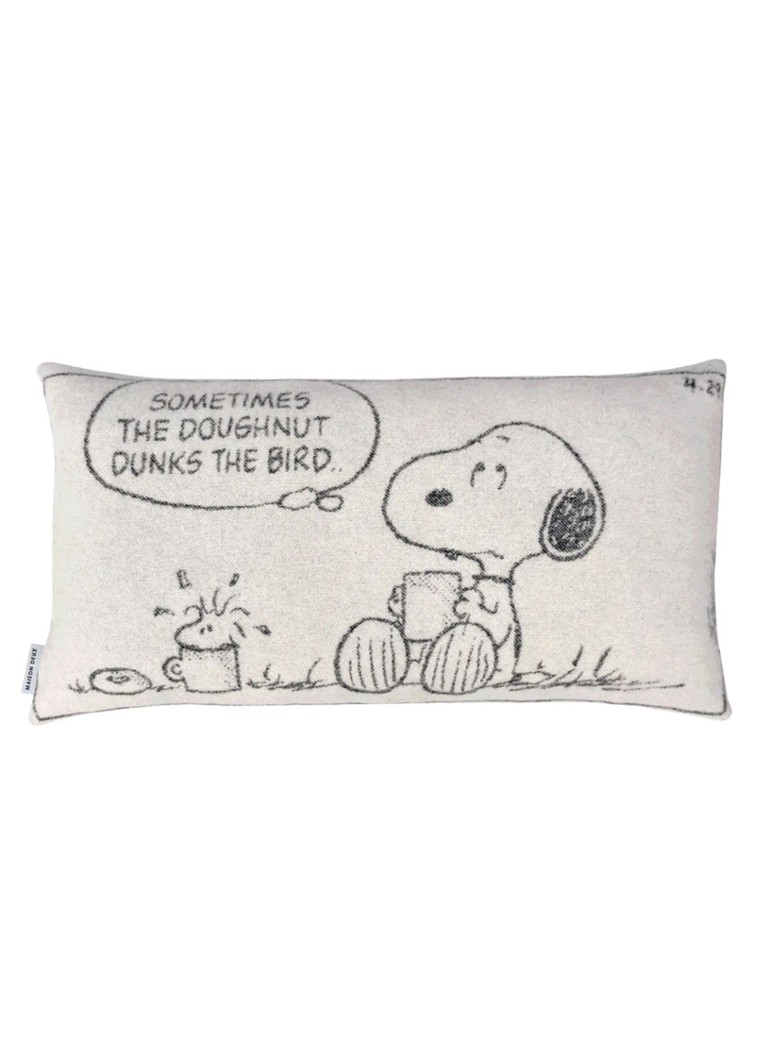 Maison Deux Donut sierkussenhoes 90 x 50 cm Zwart - Deal