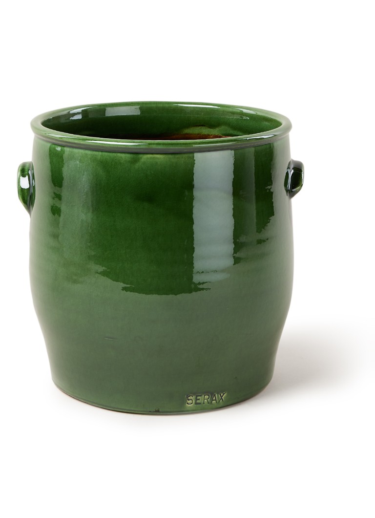 Serax Handles bloempot van aardewerk voor binnen Ø25 cm Groen - Deal