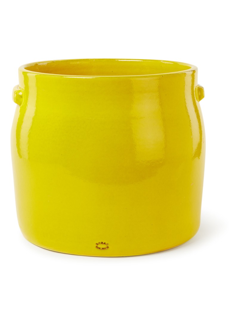 Serax Tabor sierpot van aardewerk voor binnen Ø 35 cm Mosterd - Deal