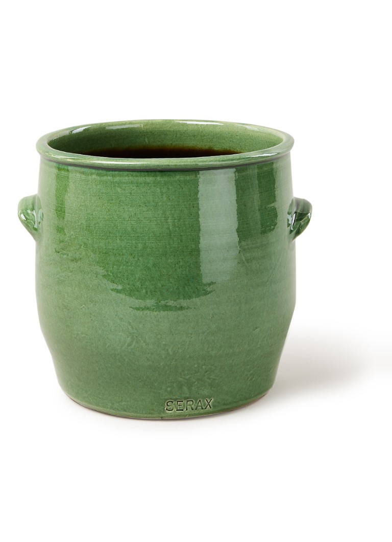 Serax Handles bloempot van aardewerk voor binnen Ø20 cm Groen - Deal