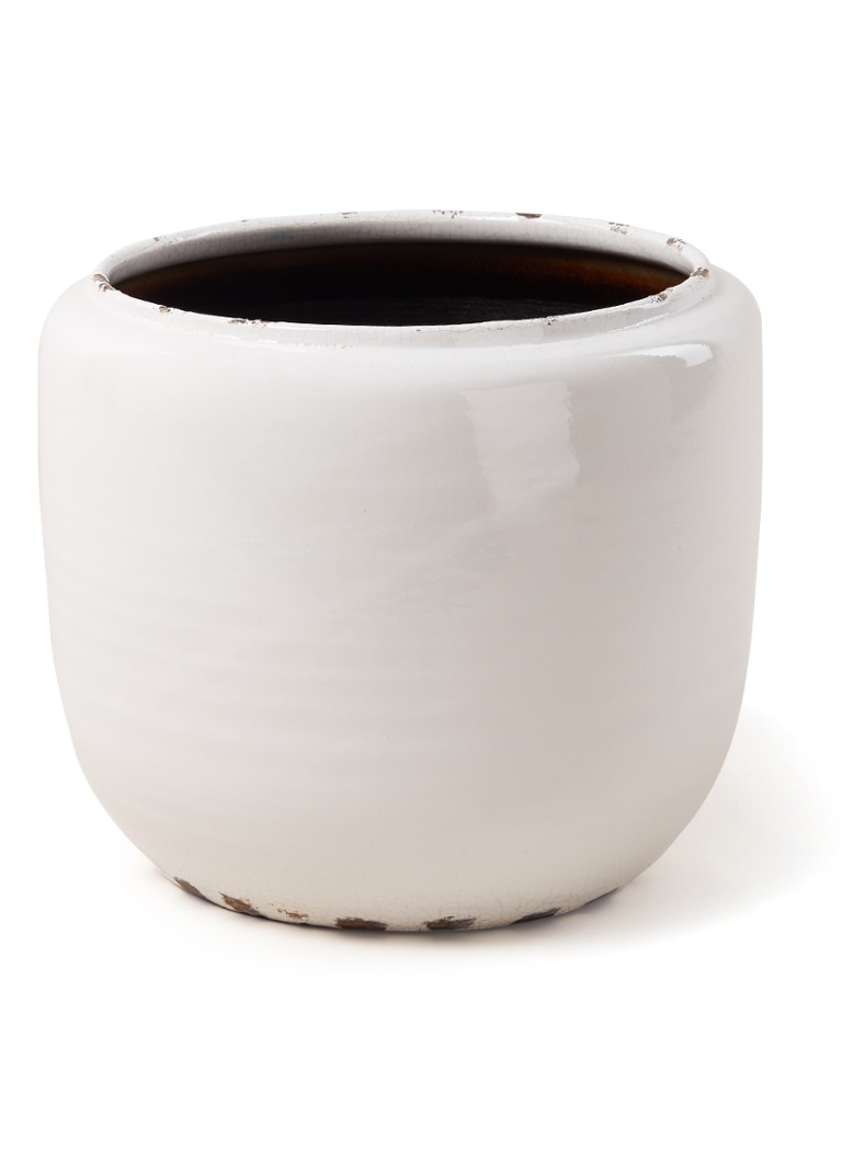 Serax Costa M bloempot van keramiek voor binnen Ø21 cm Gebroken wit - Deal