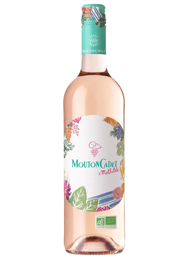 Baron Philippe de Rothschild Mouton Cadet, Rosé Bio X Mathilde rosé wijn 750 ml - Deal