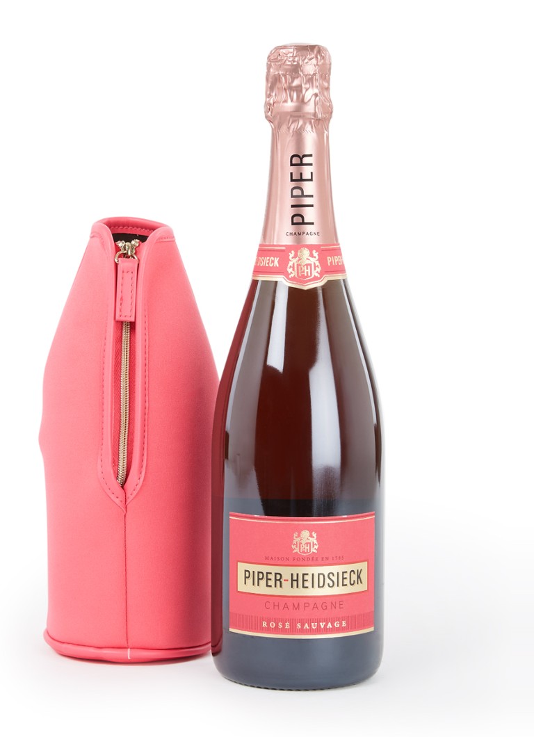 PIPER-HEIDSIECK Rose Sauvage champagne met lifestyle jacket 750 ml Roze - Deal