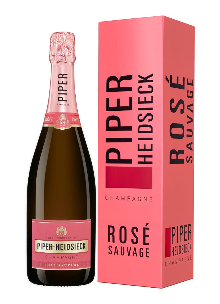 PIPER-HEIDSIECK Champagne Rosé Sauvage in geschenkdoos 750 ml - Deal