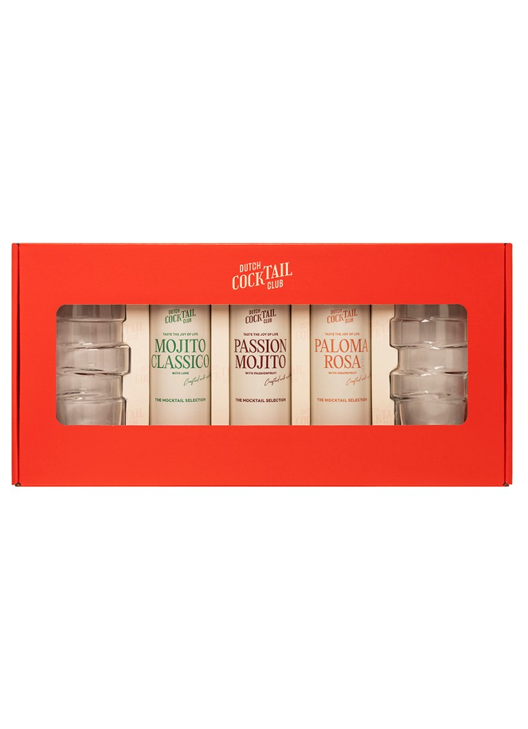 Dutch Cocktail Club The Mocktail Selection mocktail giftset - inclusief glazen - Deal
